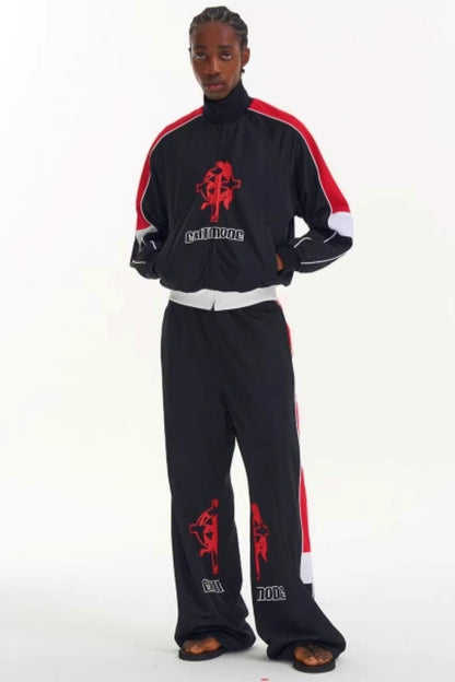 Bedruckte Pferde-Sportjacke
