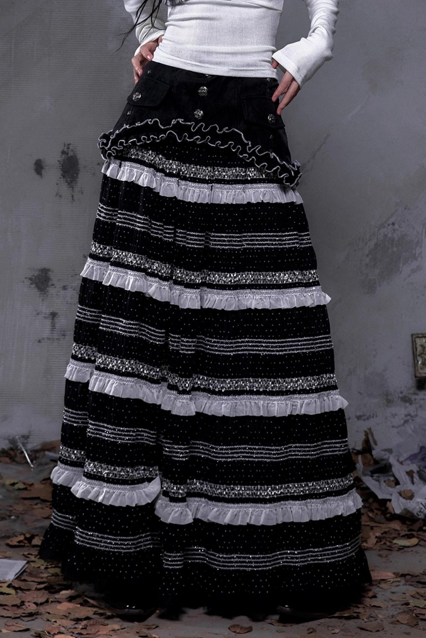 Rock Daughter Lace A-Line Skirt