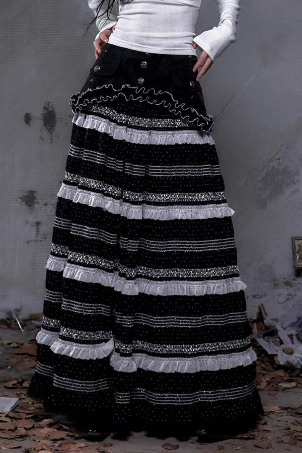 Rock Daughter Lace A-Line Skirt