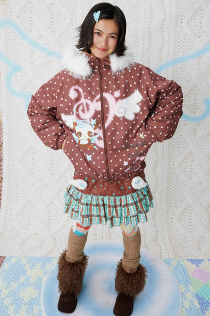 Corduroy Wings Autumn Skirt