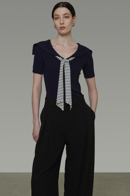 Luxe Stripe Knit Top