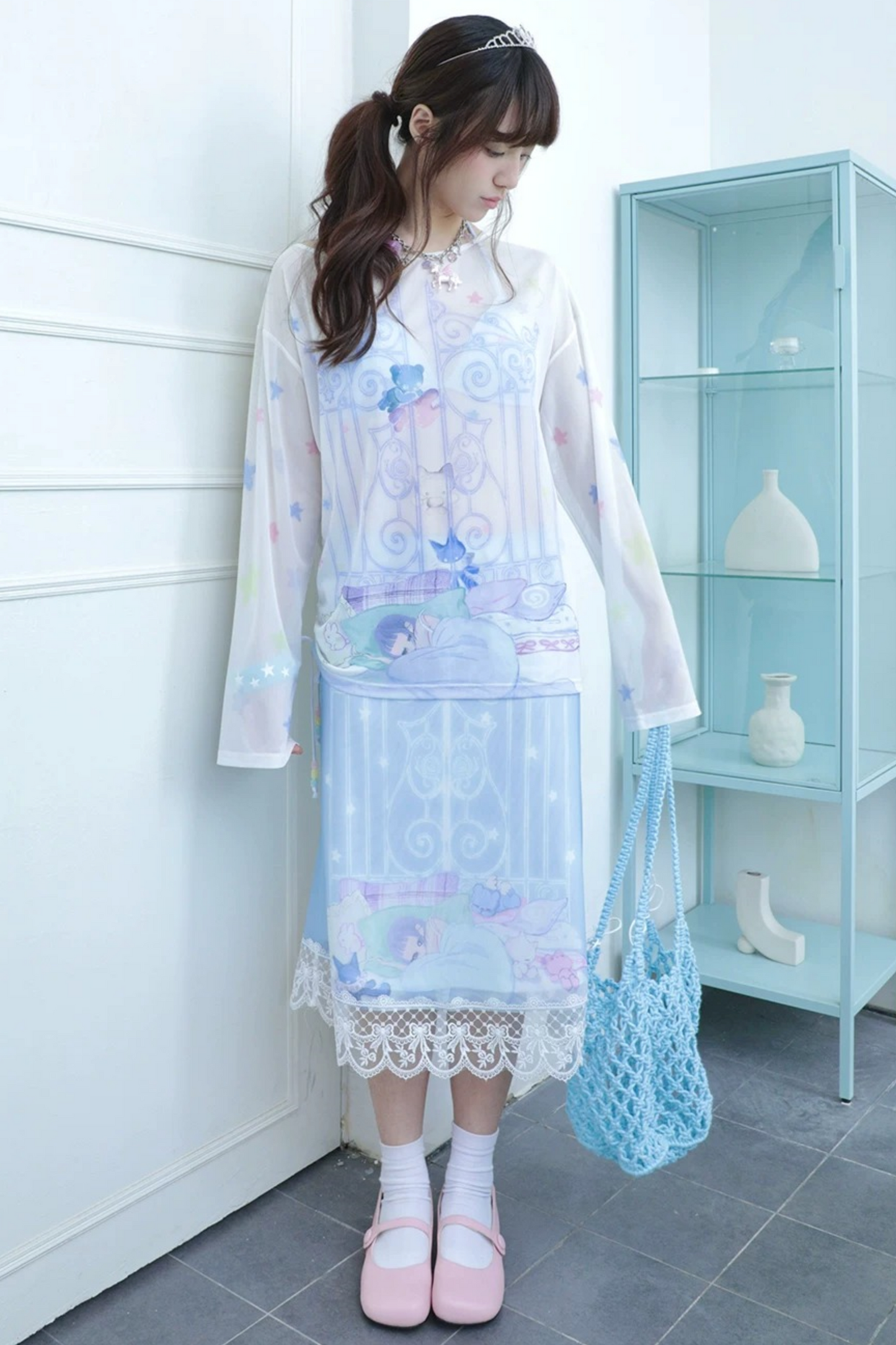 Dream Core Mesh Cover-Up Top