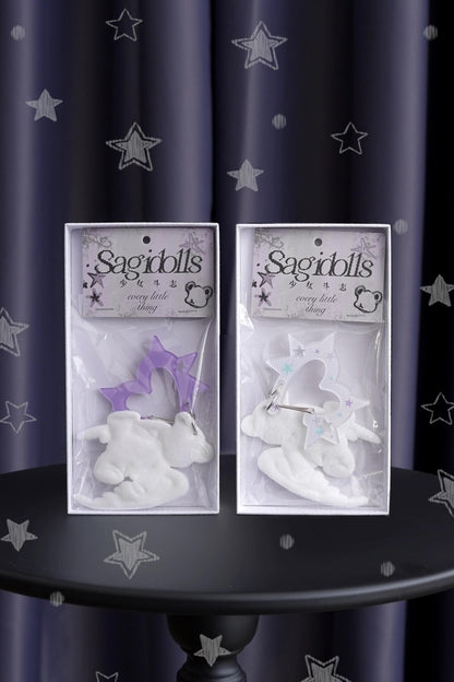 Fighting Spirit Suede Bear Bag Pendant