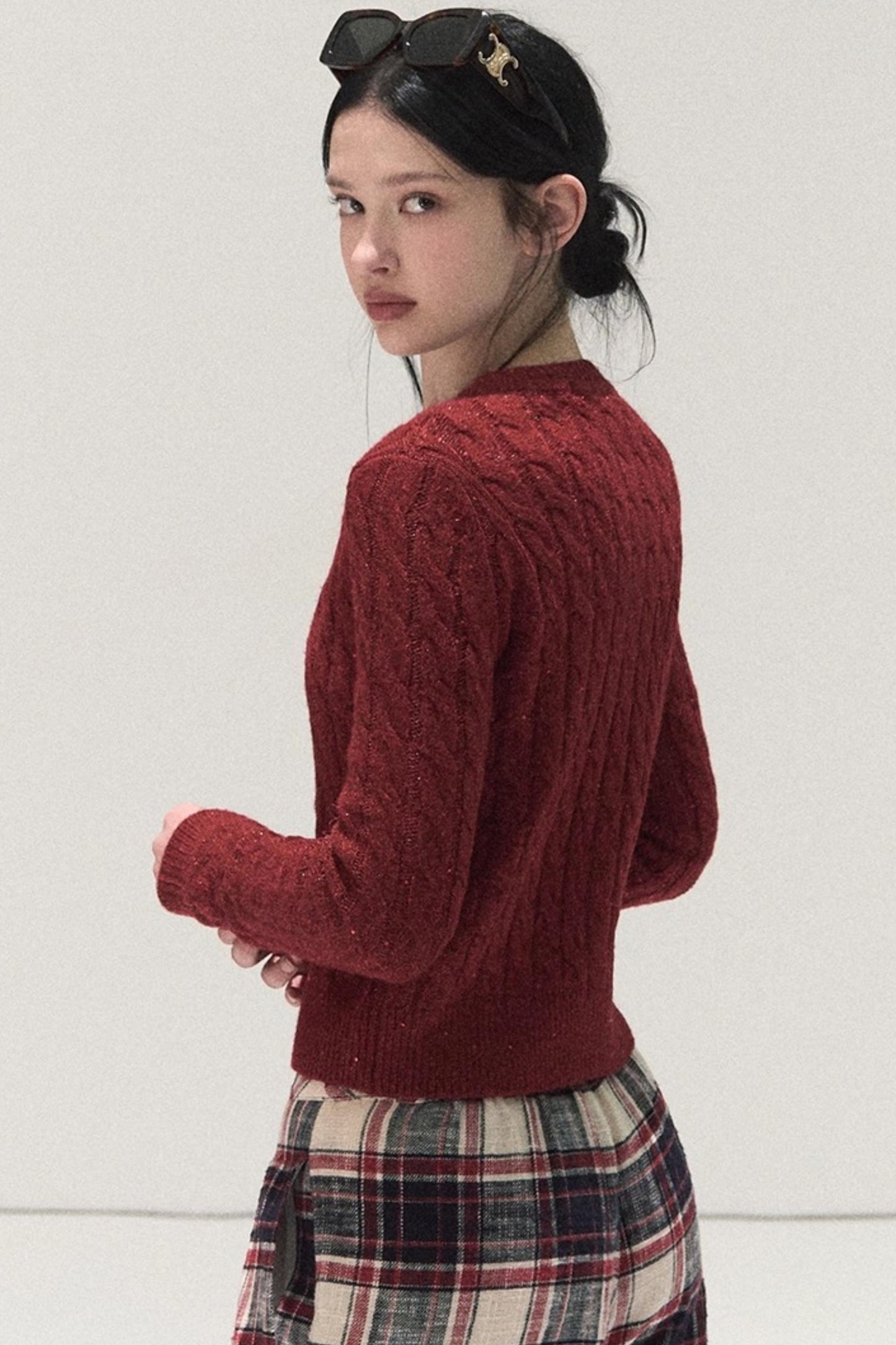 Pure Cotton Plaid Winter Pants