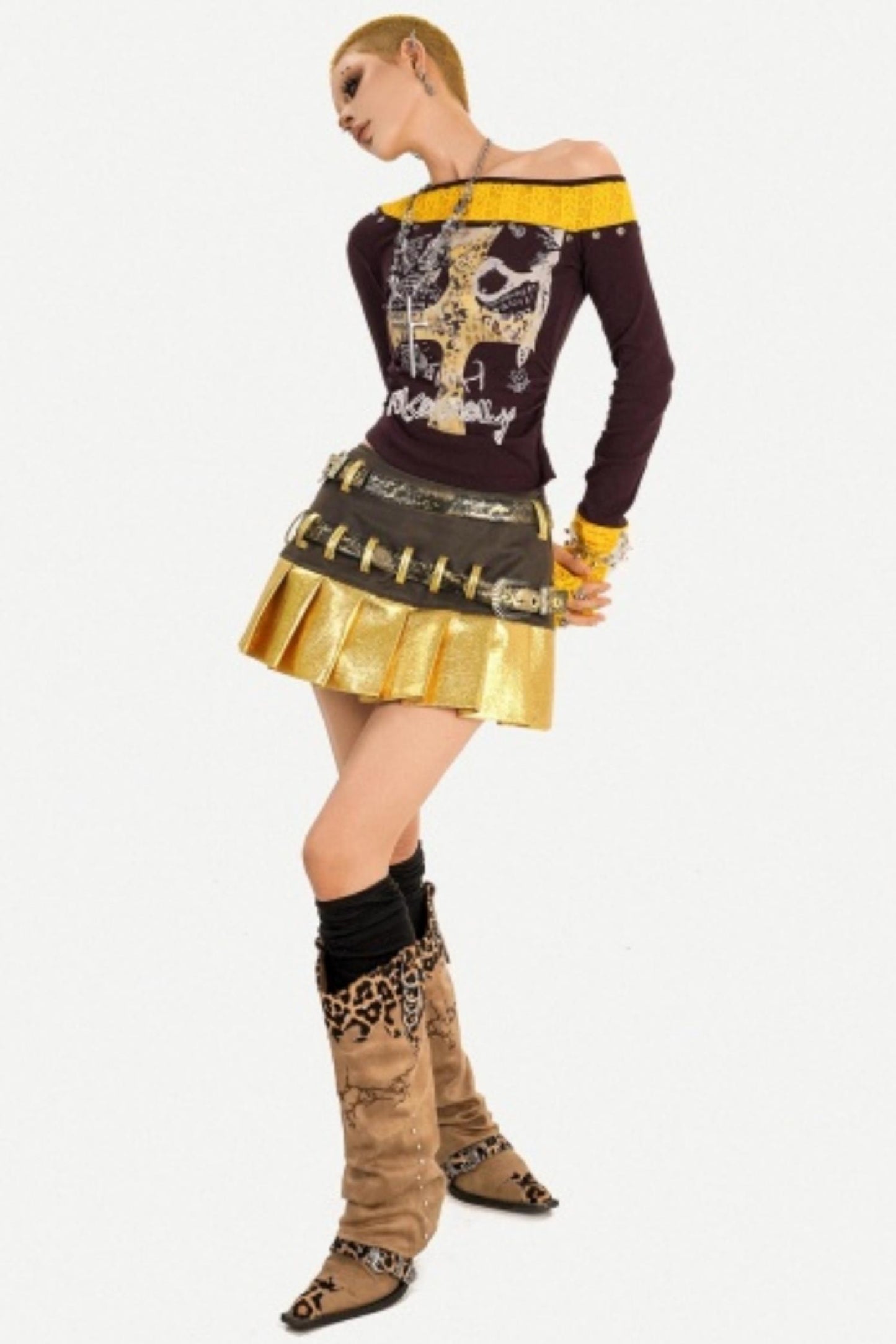 Retro Lace Patchwork Top