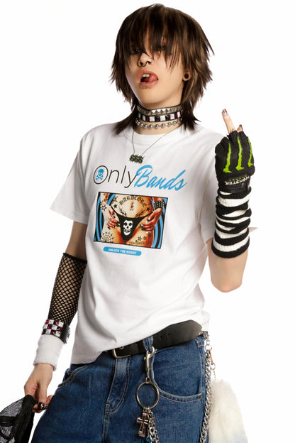 Original Spoof American Street Shoulder T-Shirt