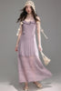 Lila-Kleid