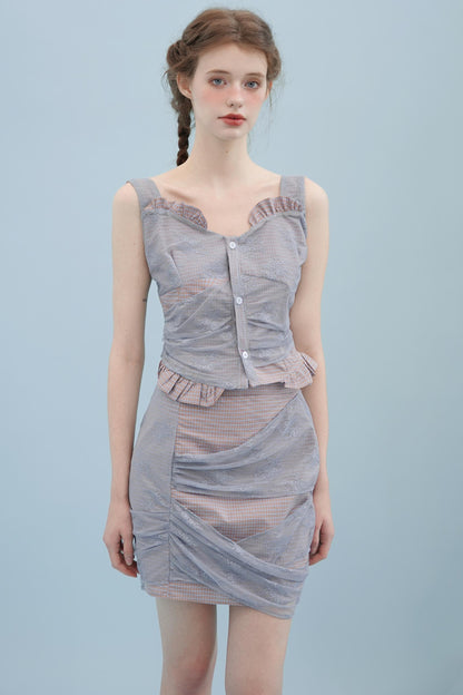 Sweet Camisole Skirt Set-Up