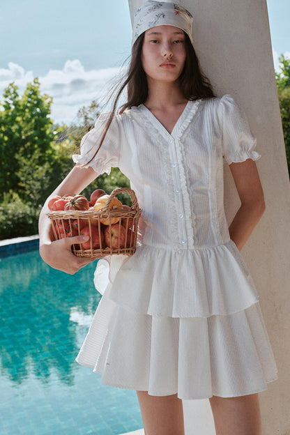Blue Hour V-neck Dress