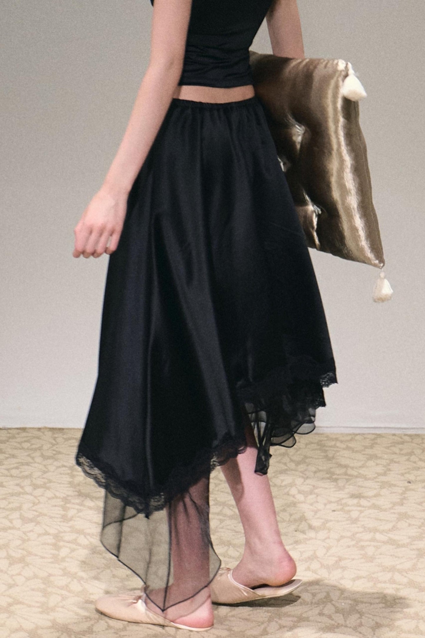 Naia Organ Acetate Skirt