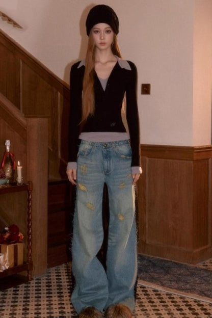 Color-Block Two-Piece T-Shirt