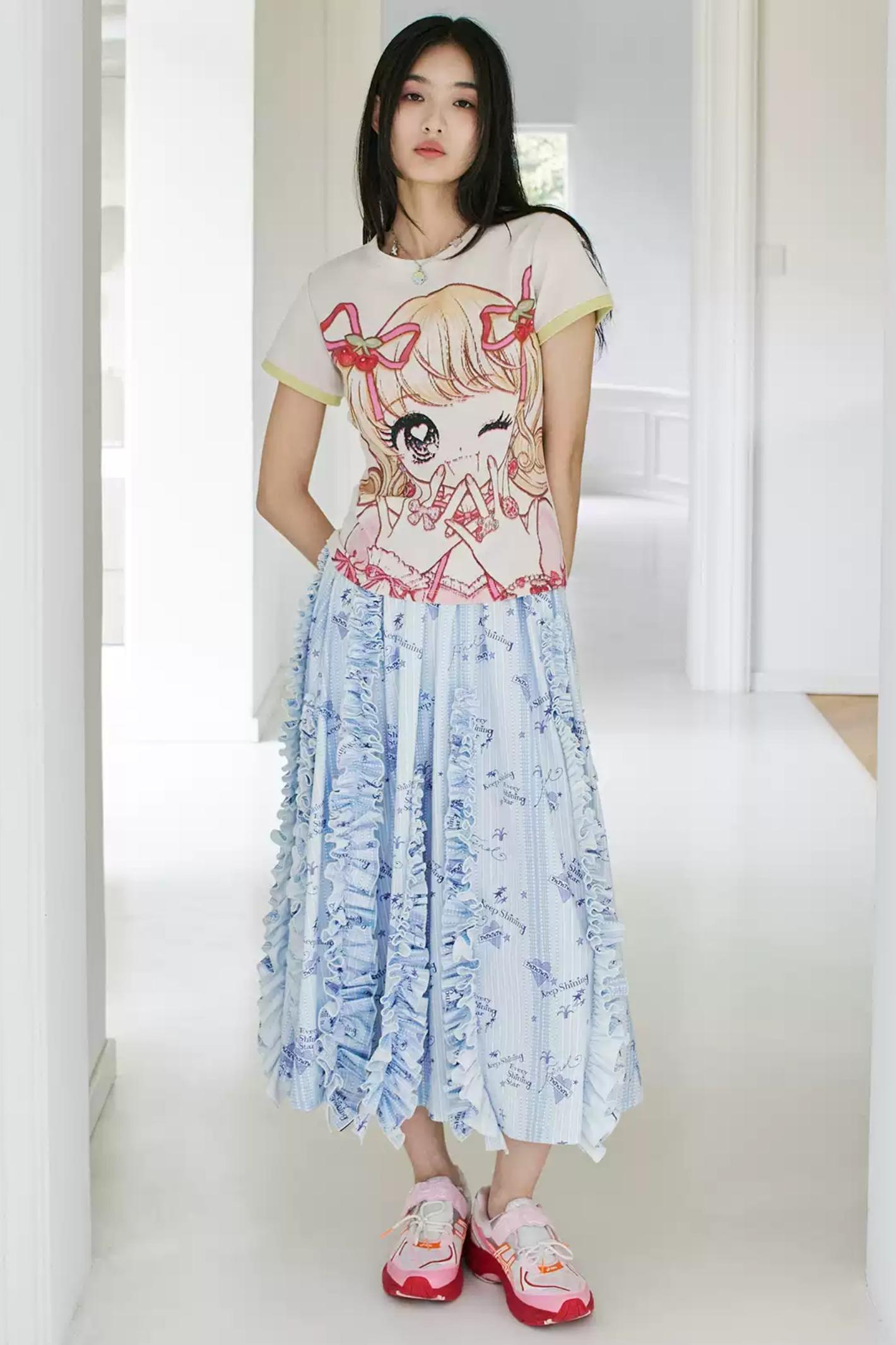 Summer Lace A-Line Skirt