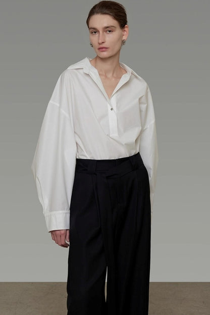 Autumn  High-End V-Neck Shirt