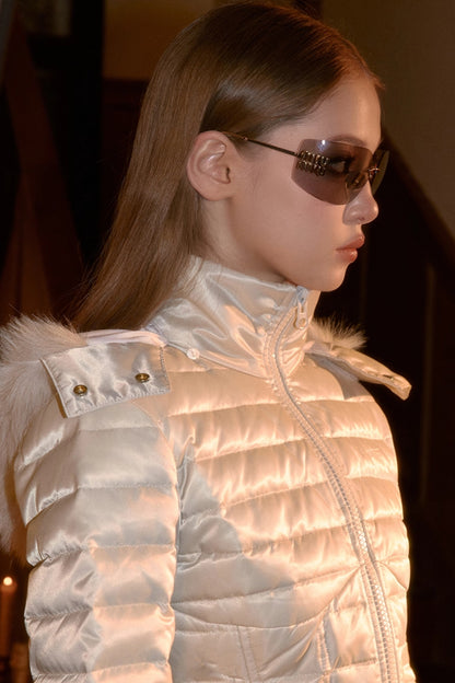 Winter Fur Collar Down Jacket