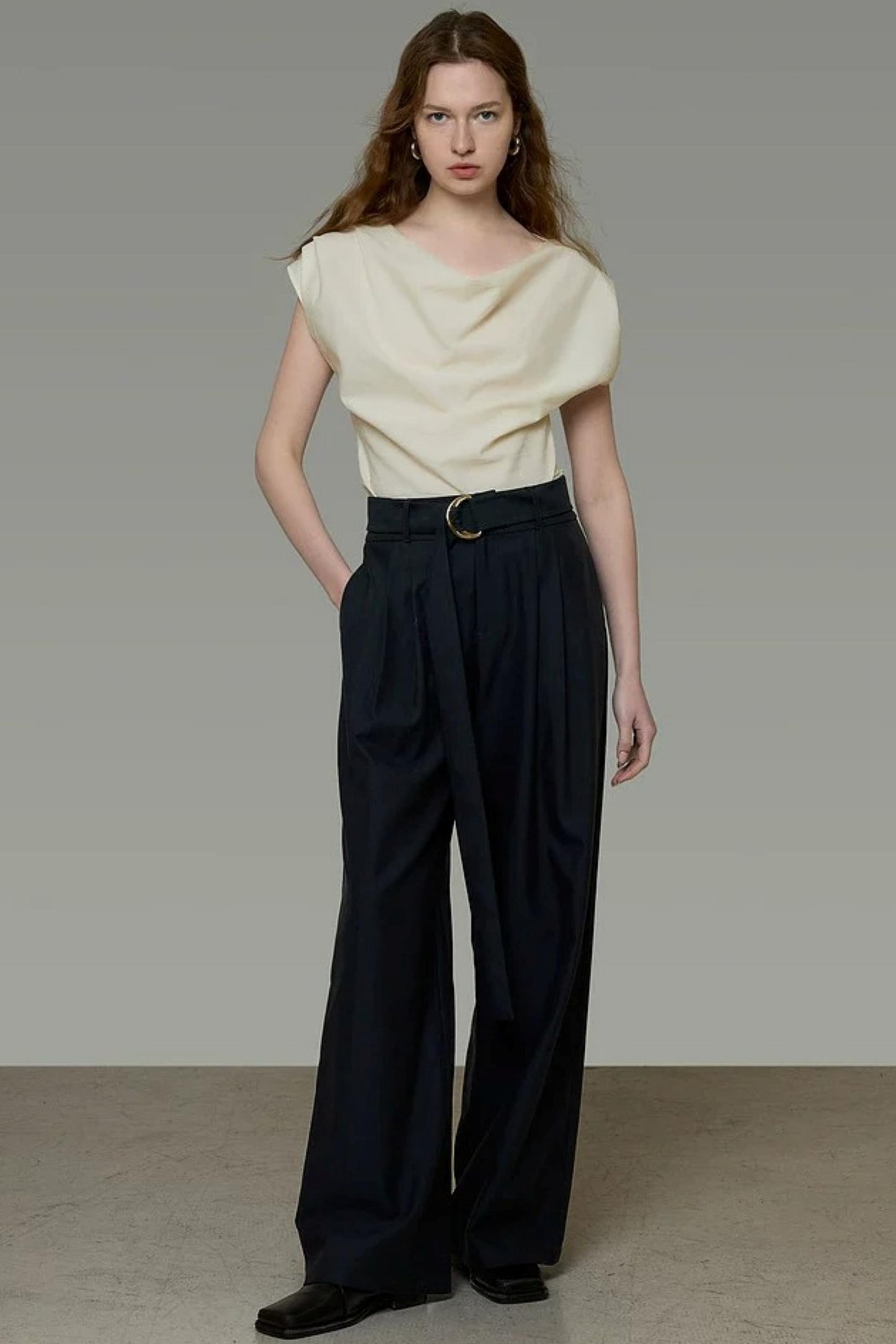 Flowing Collar Blouse