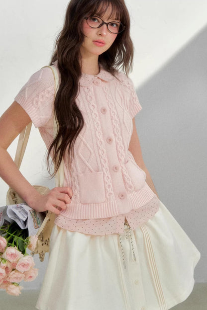 Knitted Korean Two-Piece Sweater