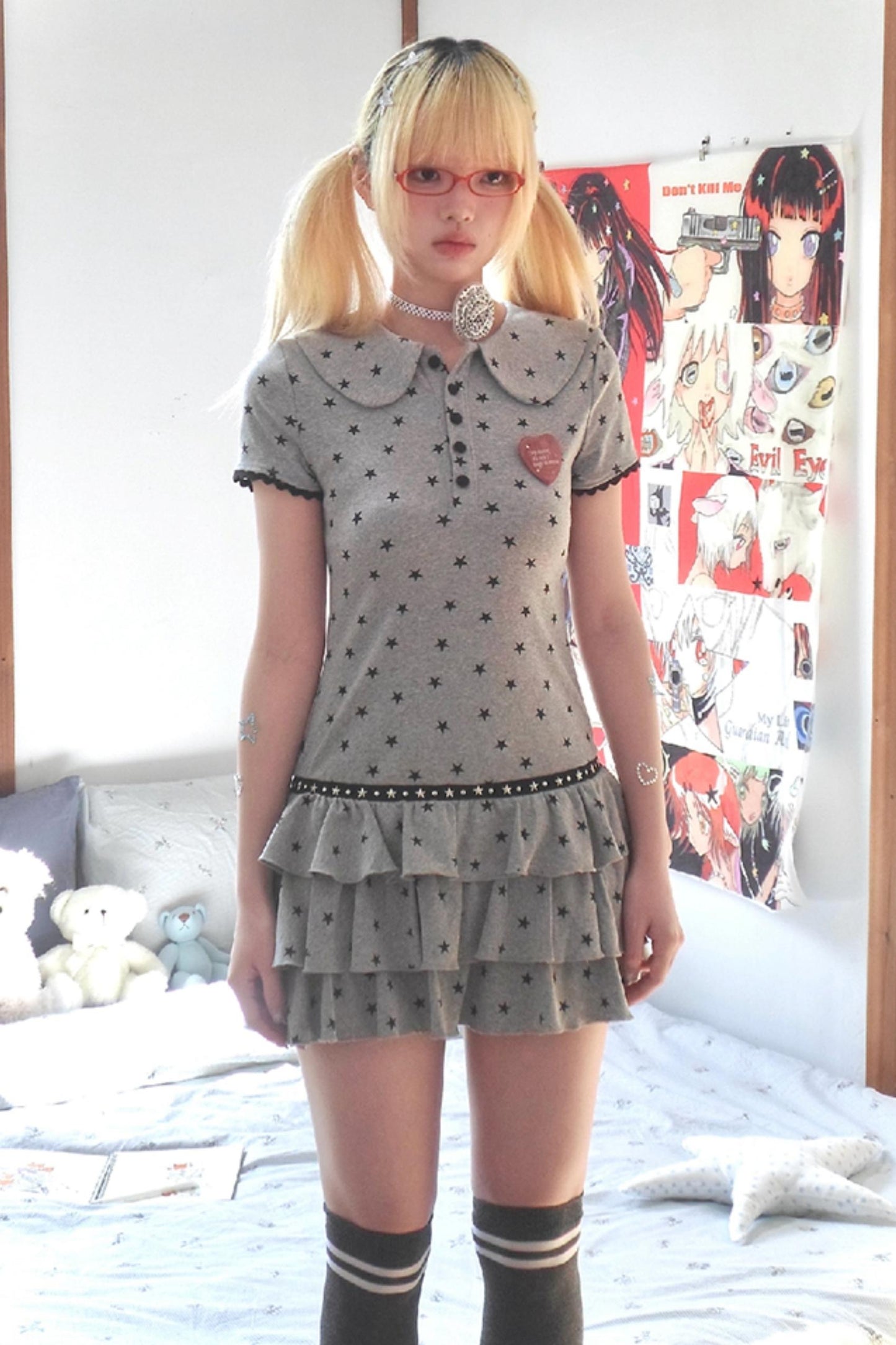 Starry Layered Cake Dress