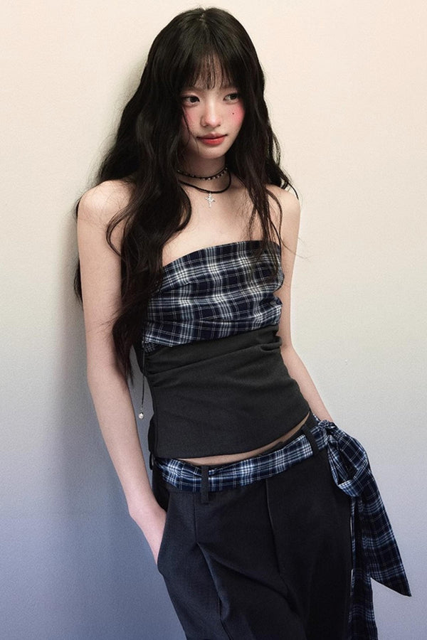 Smocked Top & Wide Leg Pants Set-Up