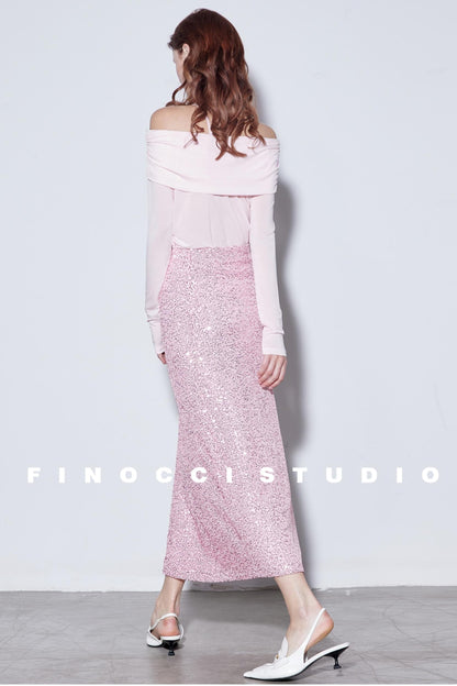 Blooming Pink Sparkle Skirt