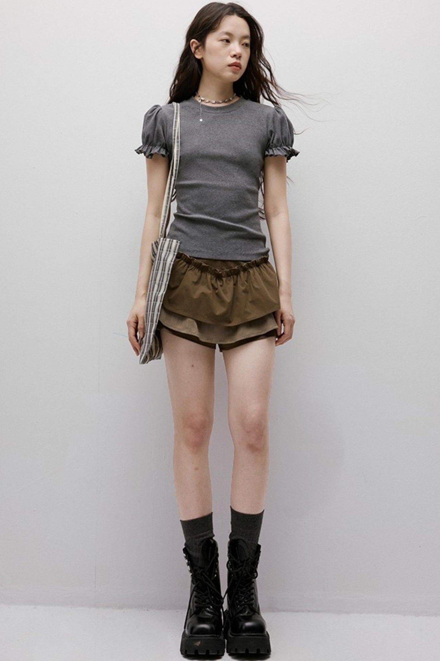 Cleanfit Puff Sleeve T-Shirt