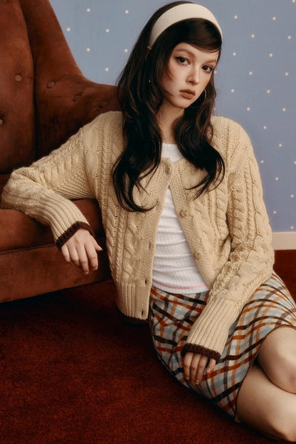 Twist Knitted Cardigan