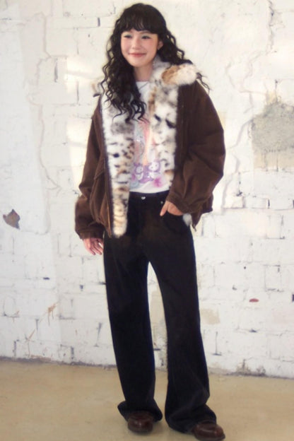 Candlestick Print White T-Shirt