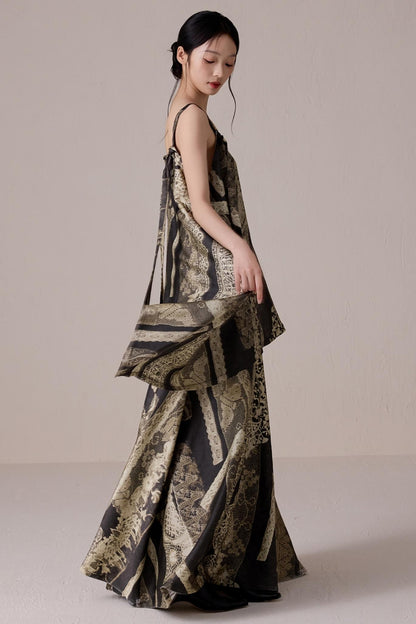 Bohemian Summer Halter Maxi Dress