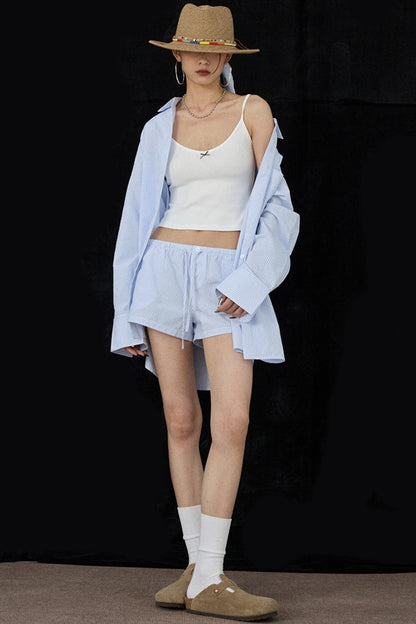 Striped Spring Shorts