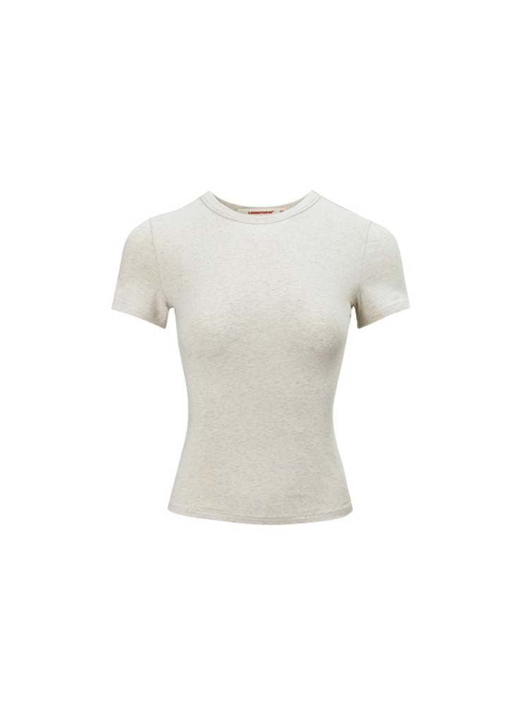 Embroidered Slim Fit Basic T-Shirt