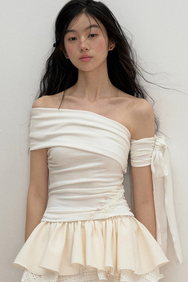 Vibes One-Shoulder T-Shirt