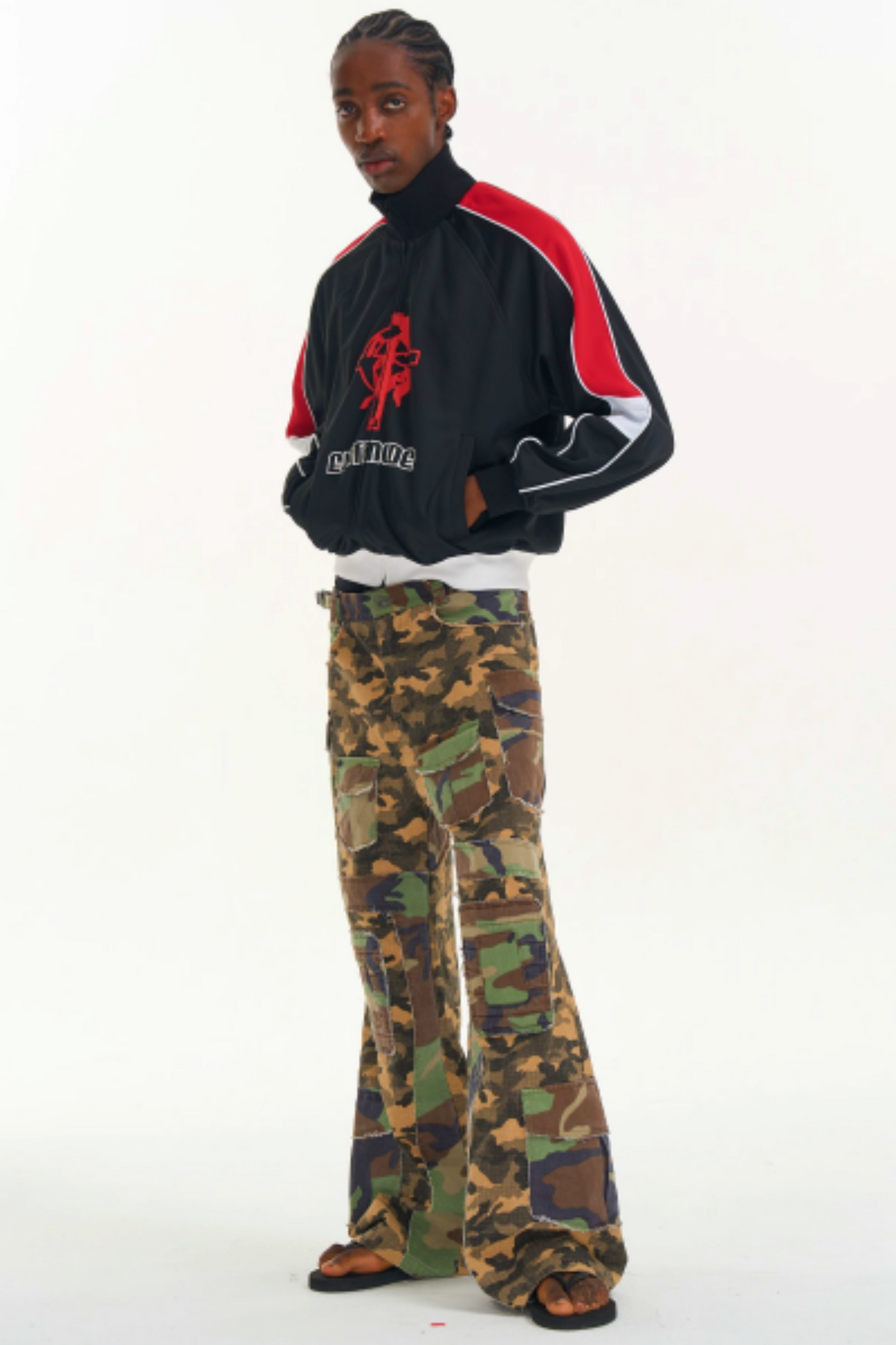 Bedruckte Pferde-Sportjacke
