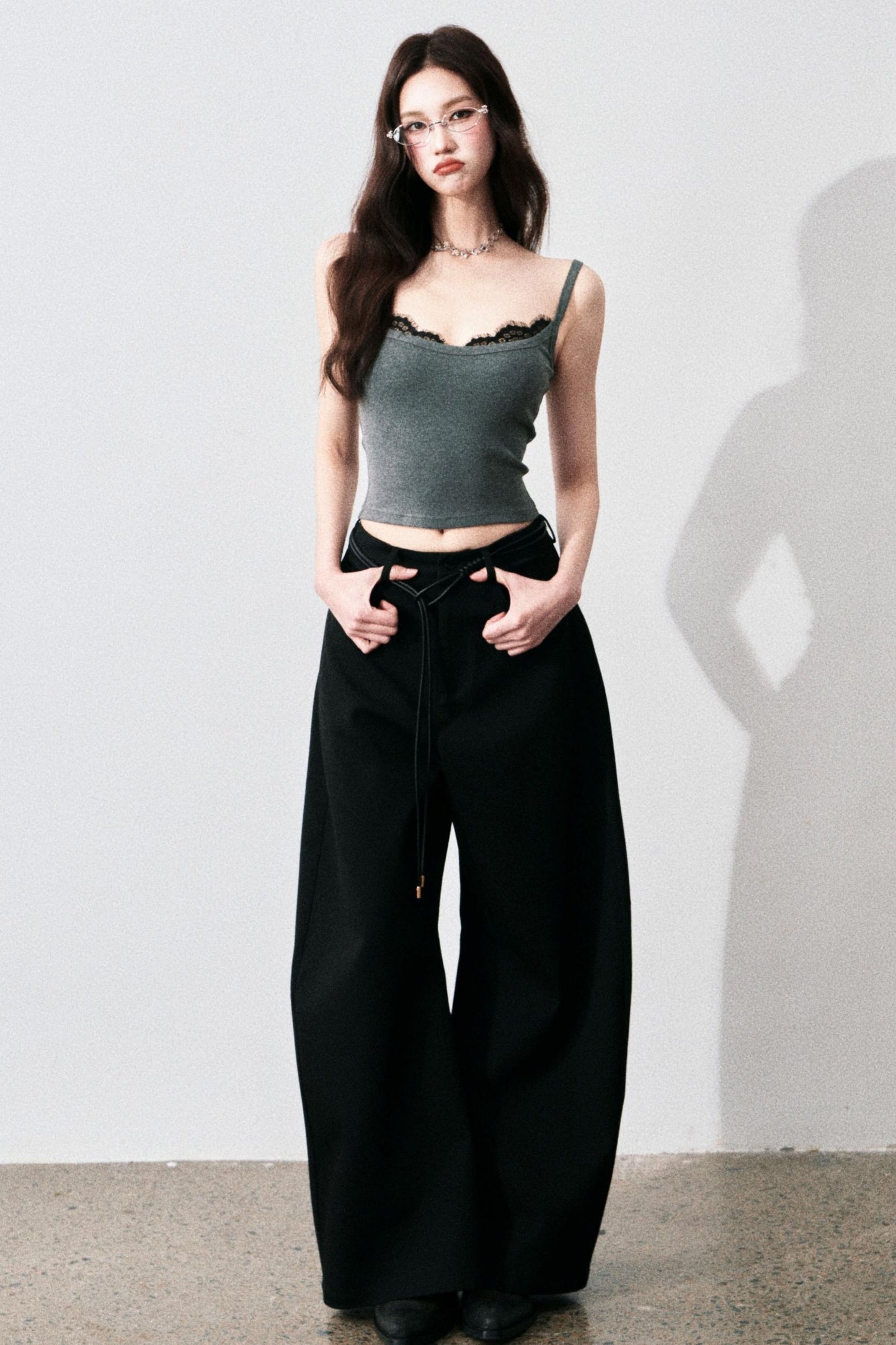 Chic Black Machete Trousers