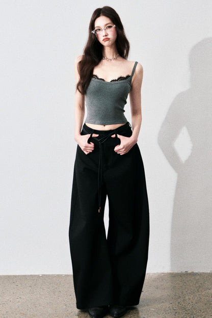 Chic Black Machete Trousers