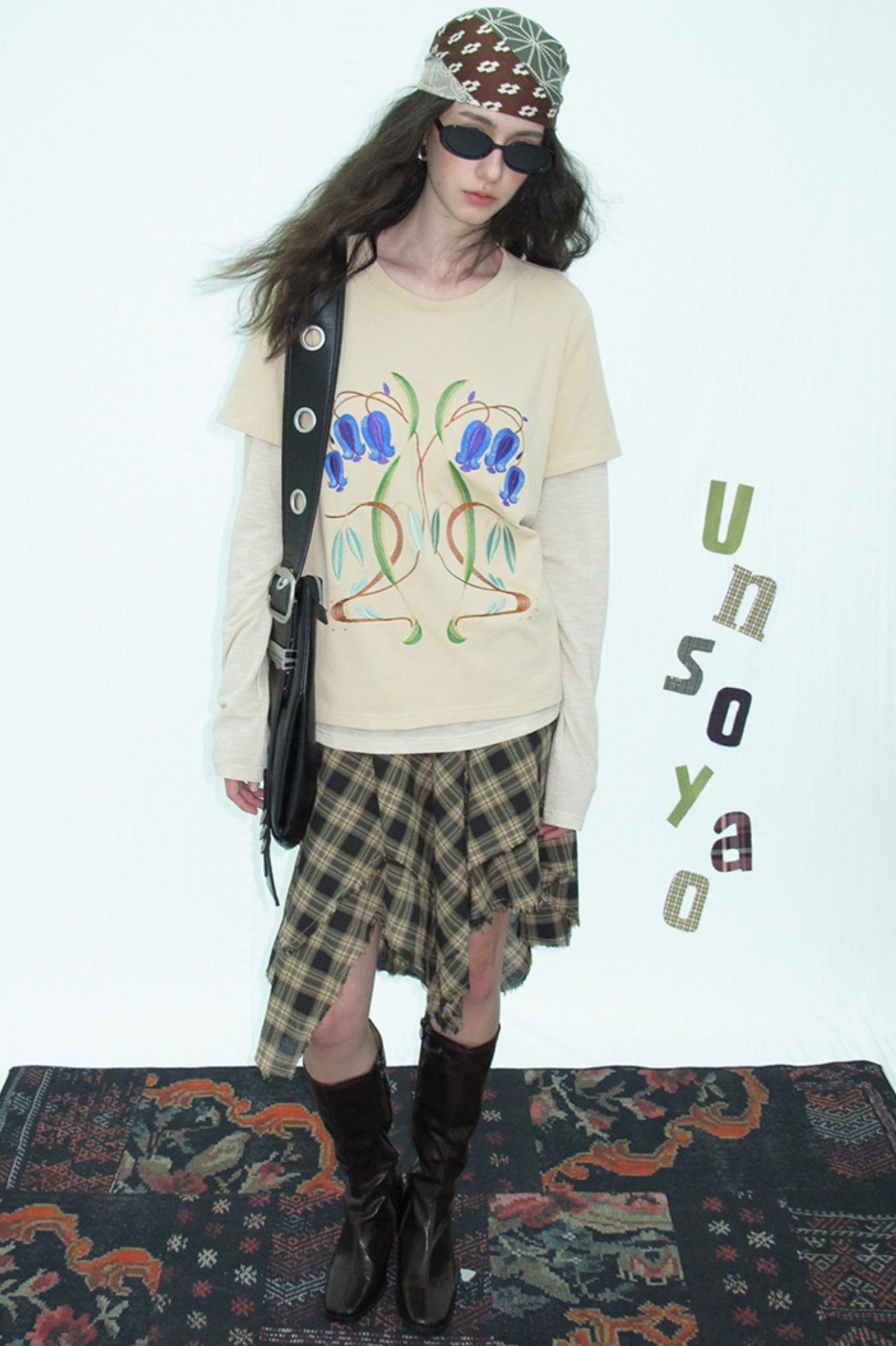 Brushed Knit Long Sleeve T-shirt