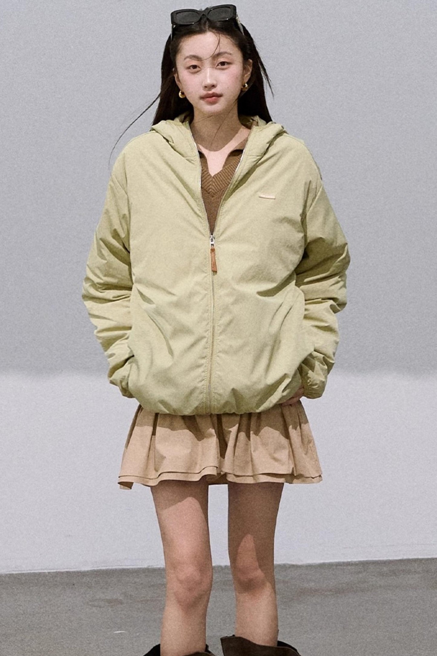 Wool V-Neck Temptation Dress