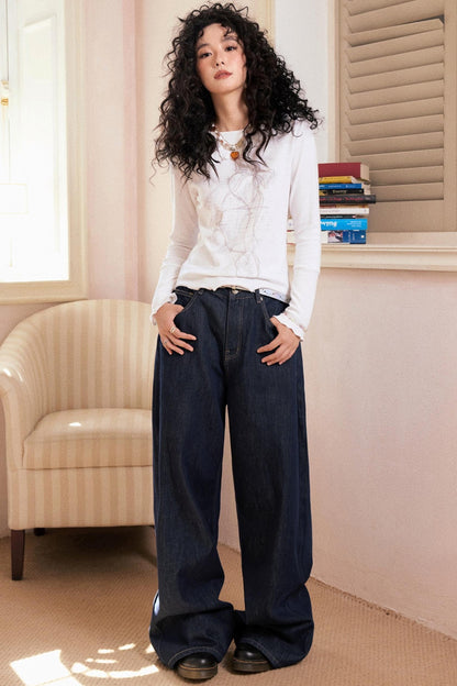 Disorder Loose Wide-leg Jeans