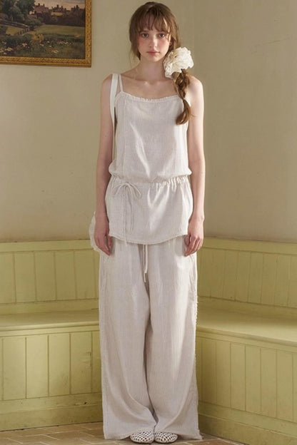 Holiday Striped Slacks Set-Up