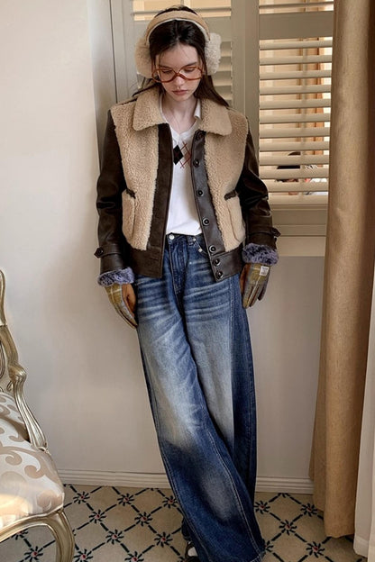 Blue Distressed Denim Pants