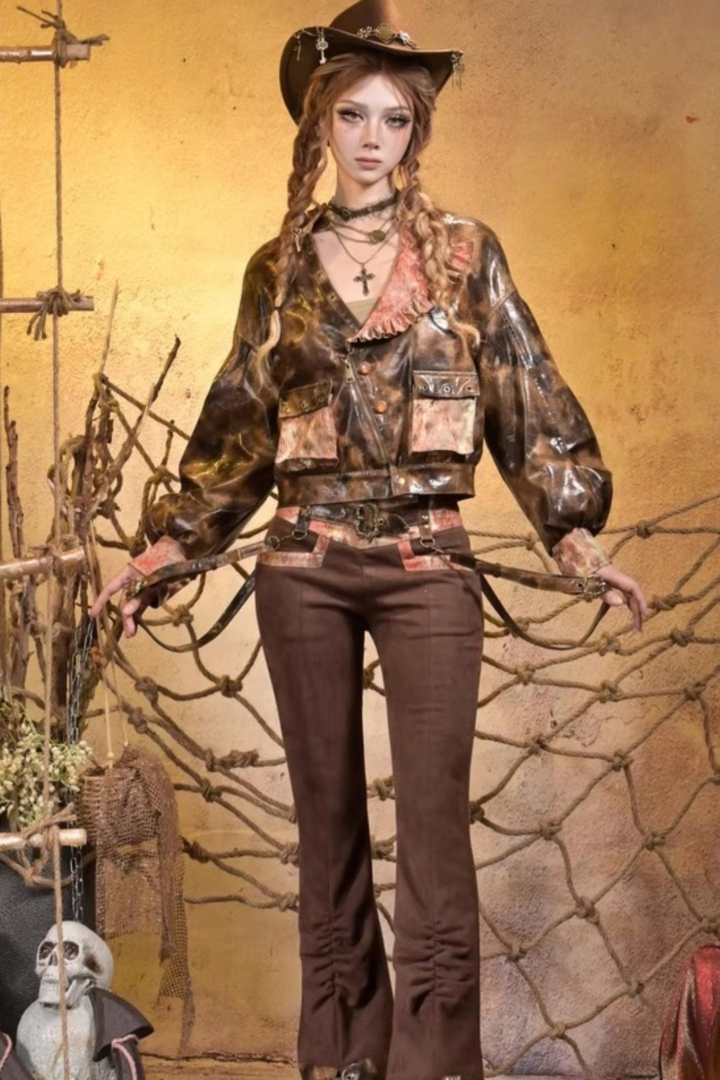 Melard Lace Steampunk Jacket Set-Up