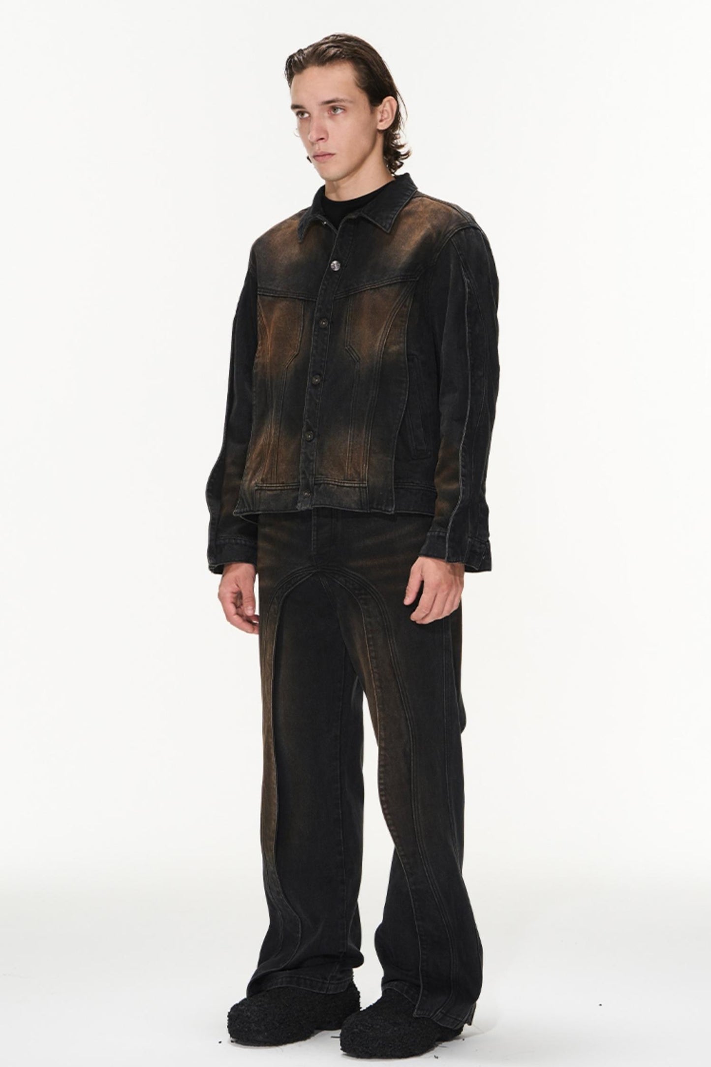 Aged Fall Denim Jacket