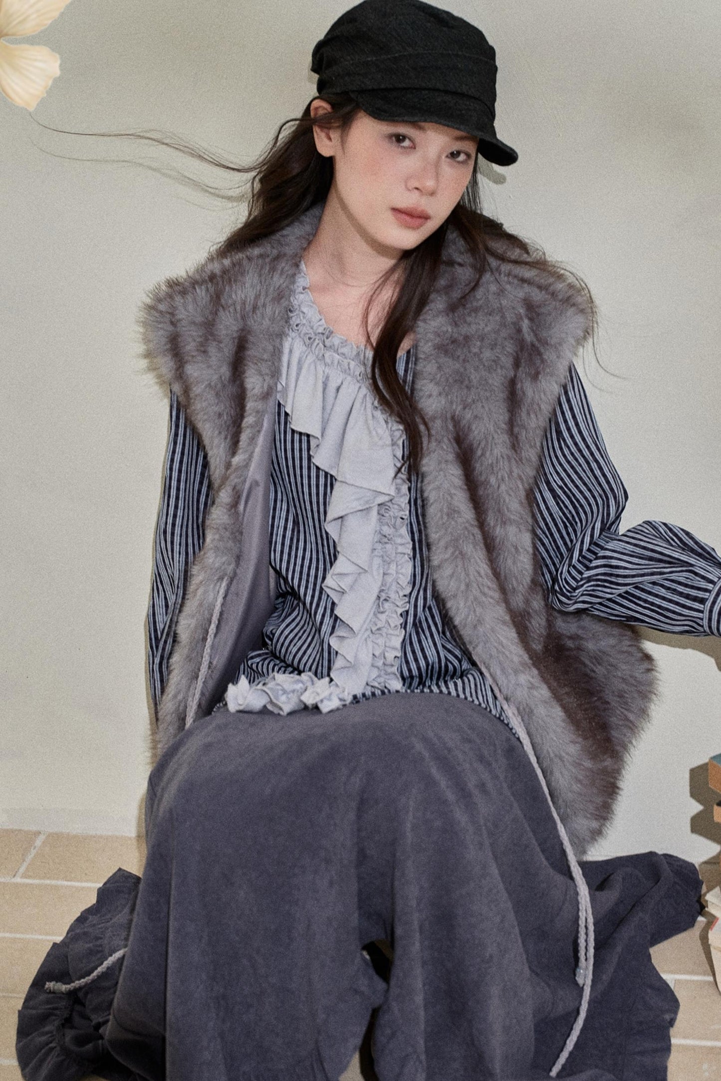 Eco-Friendly Faux Fur Vest