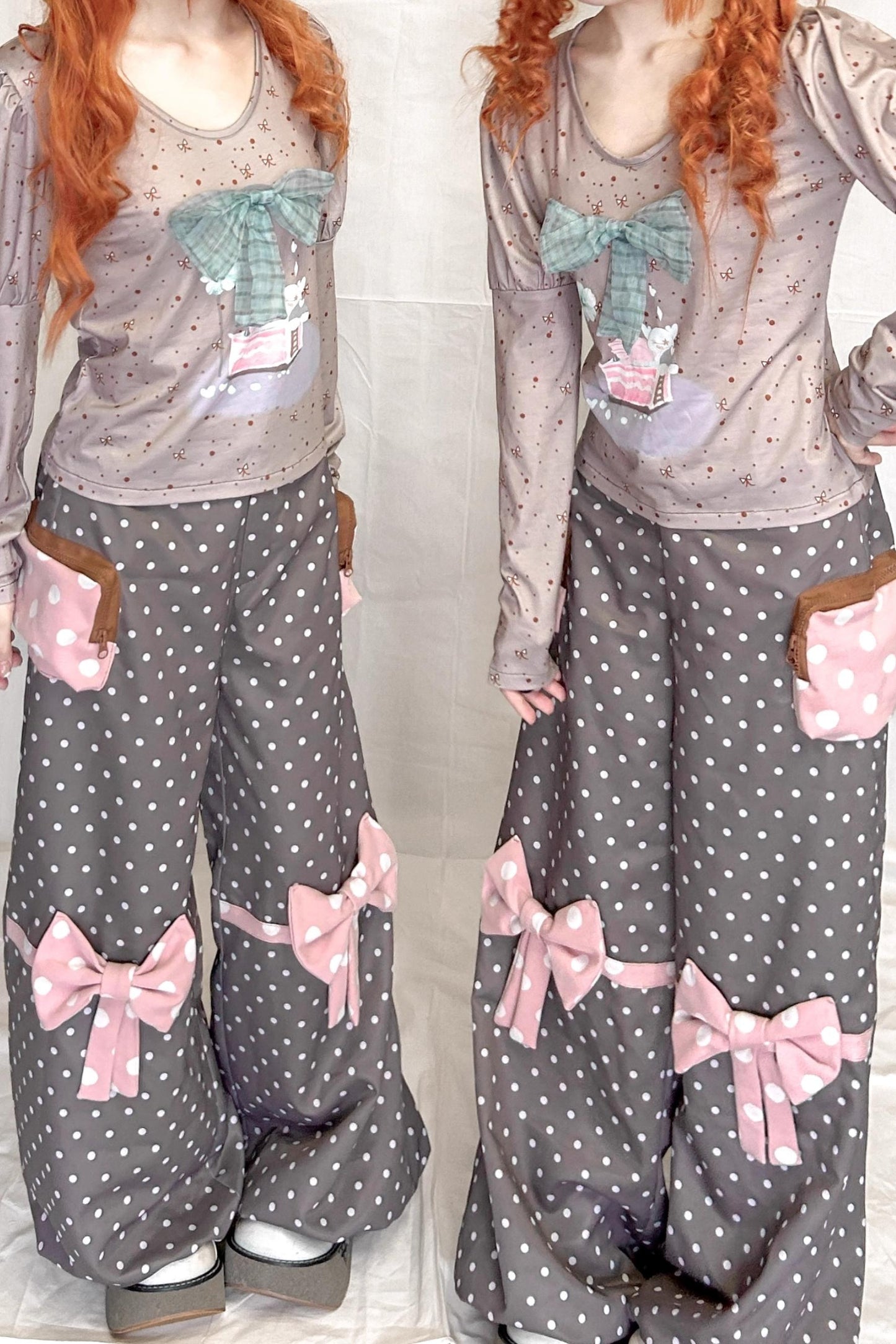 Bubble Long-Sleeved Top