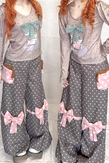 Bubble Long-Sleeved Top