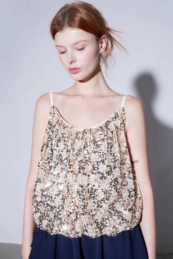 Customized Iridescent Sequin Bubble Dress