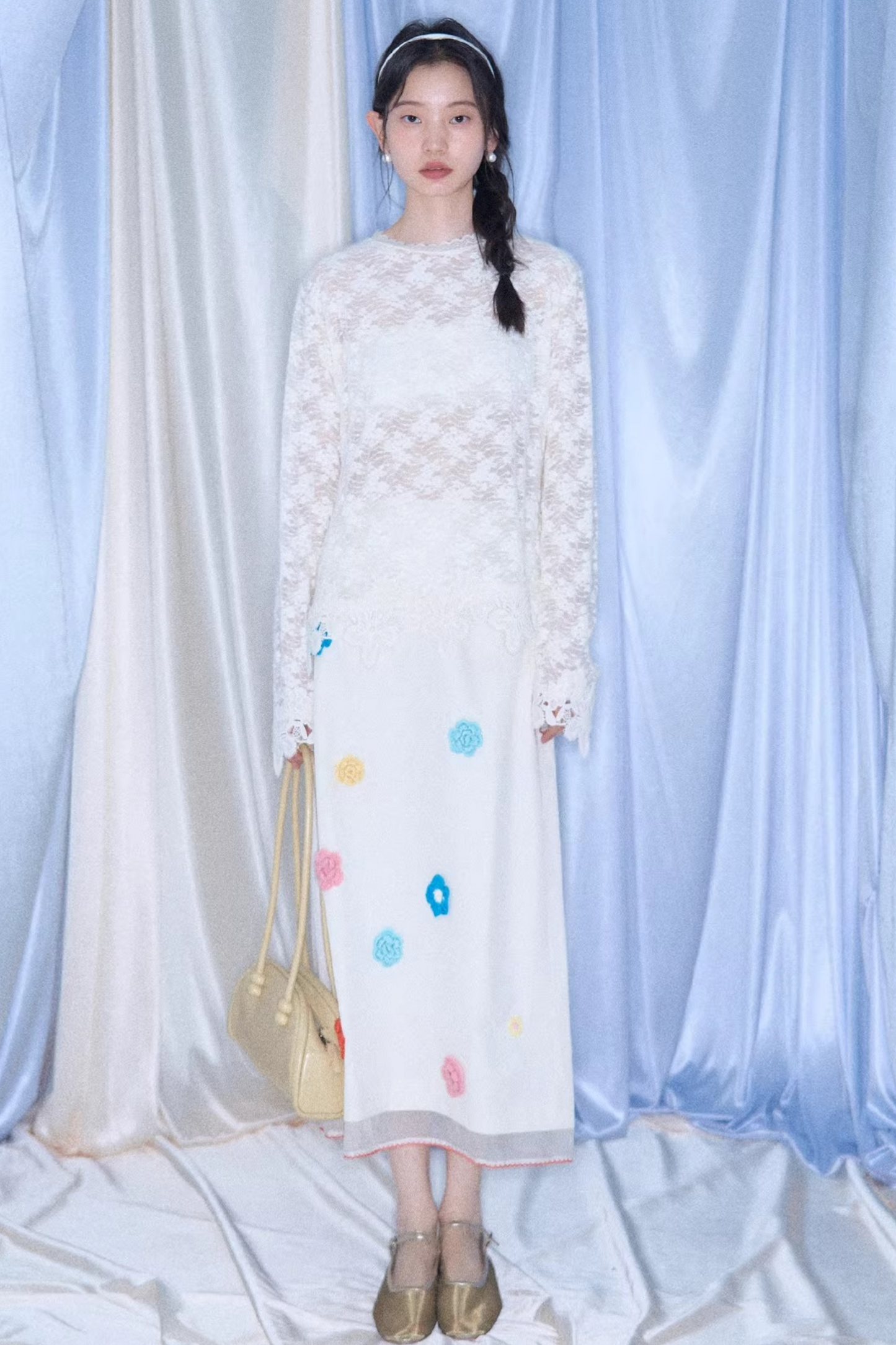 Dreidimensionaler Organza-Rock