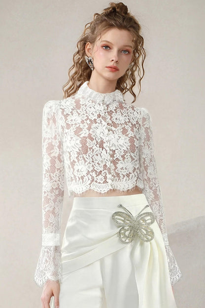 Stand-Collar Spring Outfit Set-Up