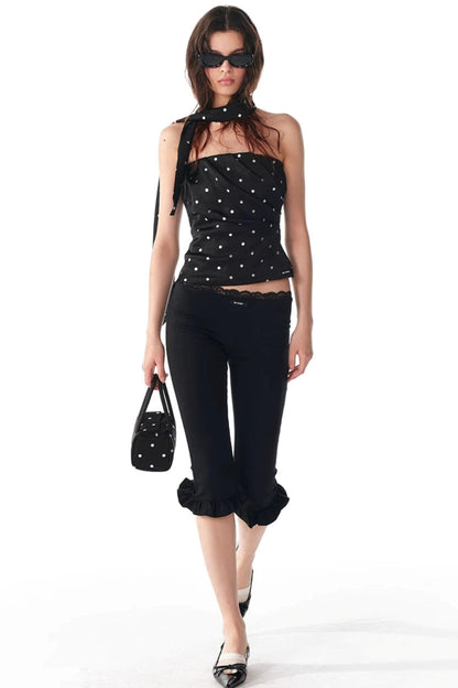 Silver Pleated Summer Top