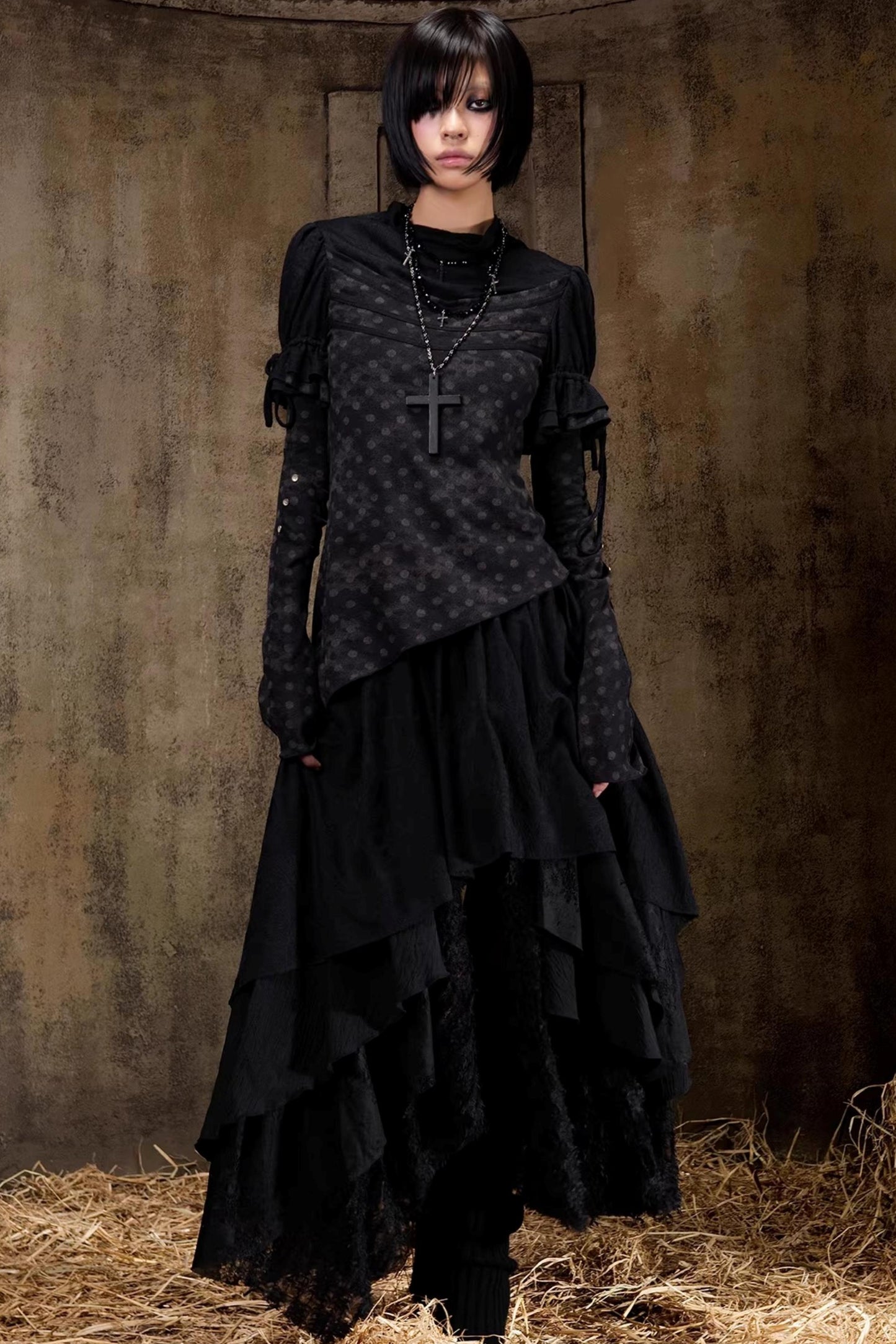 Court-Style Knit Top