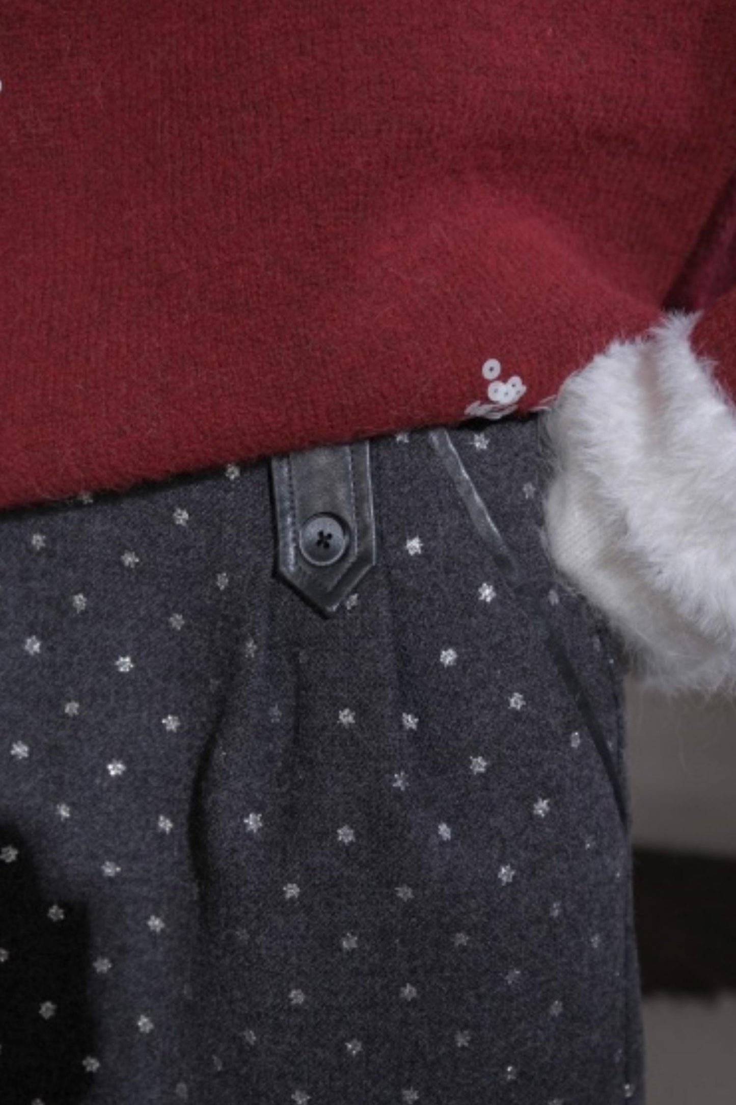 Dark Night Woolen Skirt