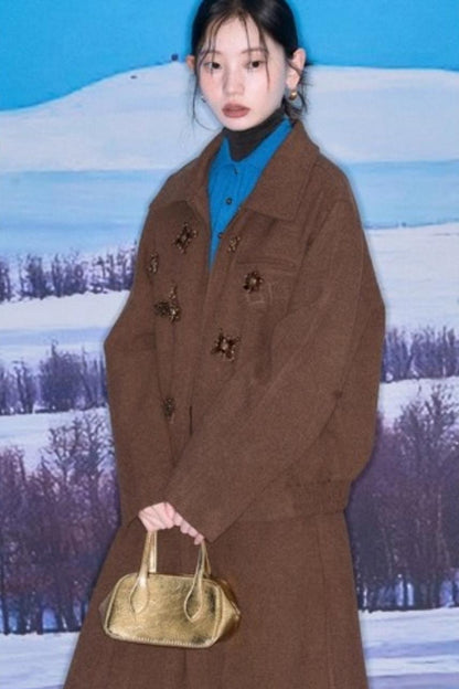 Oak Hazelnut Wool Jacket Set-Up